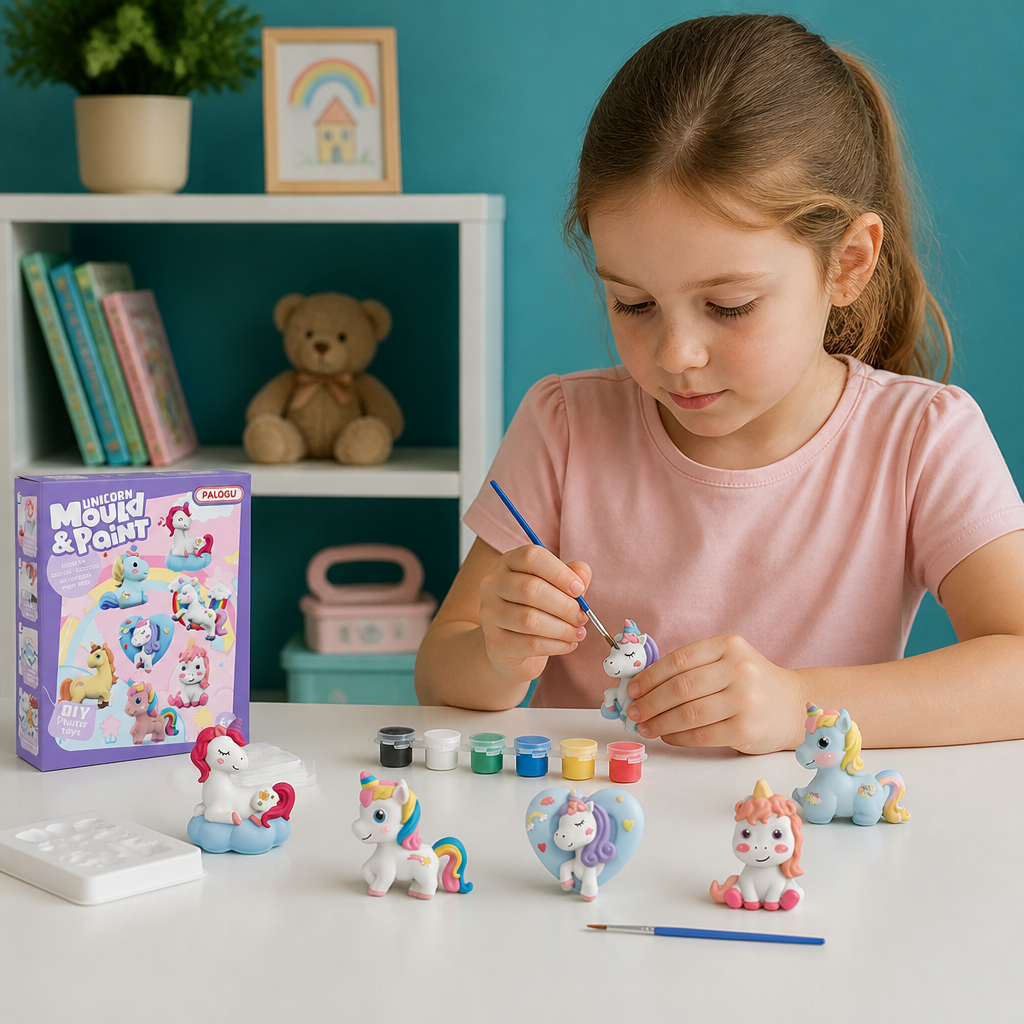 DIY-Tier-Gipsmalset – Formen, Bemalen & Gestalten für Kinder