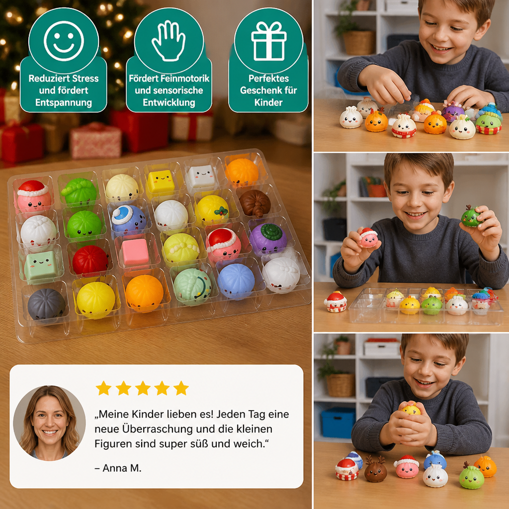 Mini-Dumpling-Squishy-Spielzeug-Adventskalender