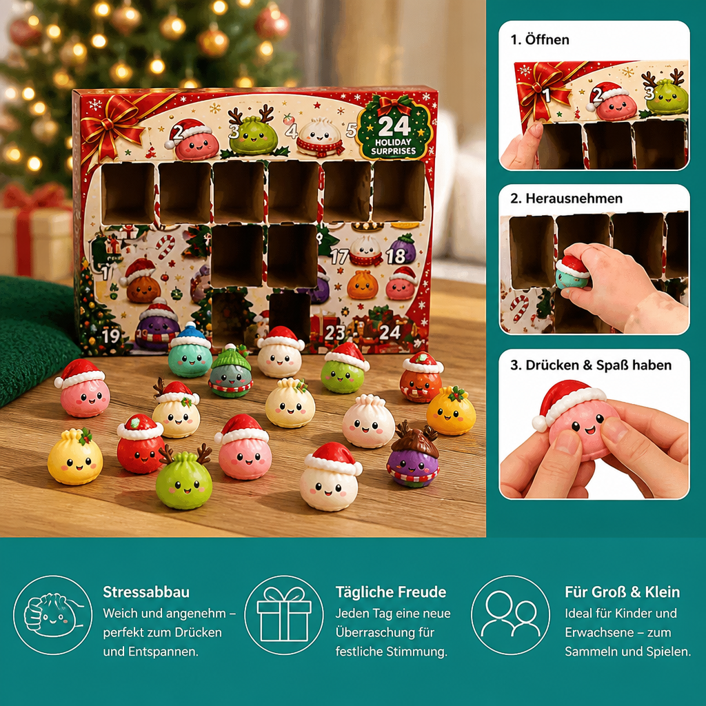 Mini-Dumpling-Squishy-Spielzeug-Adventskalender
