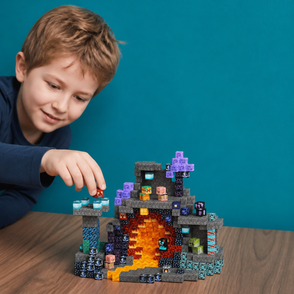 100-teiliges Magnetbaustein-Würfelset – Montessori-MINT-Konstruktionsspielzeug für Kinder