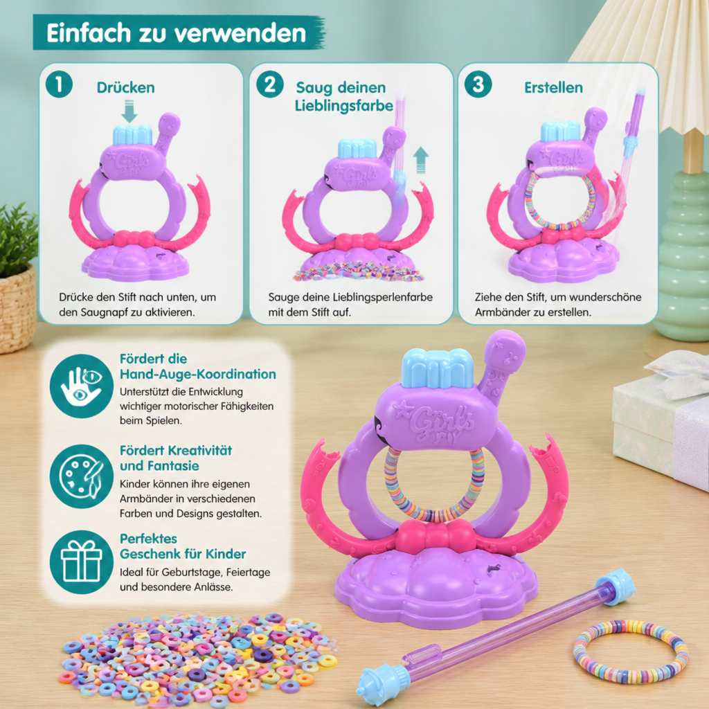 DIY-Armband-Bastelmaschinen-Set für Mädchen