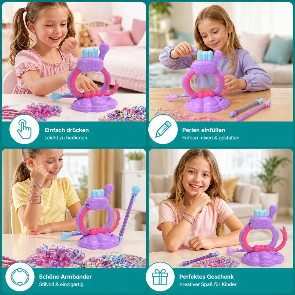 DIY-Armband-Bastelmaschinen-Set für Mädchen