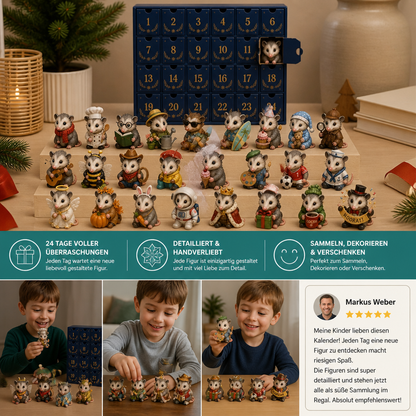 24-Tage-Adventskalender voller Opossum-Magie