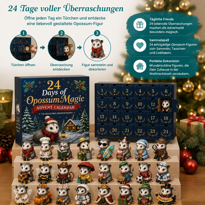 24-Tage-Adventskalender voller Opossum-Magie