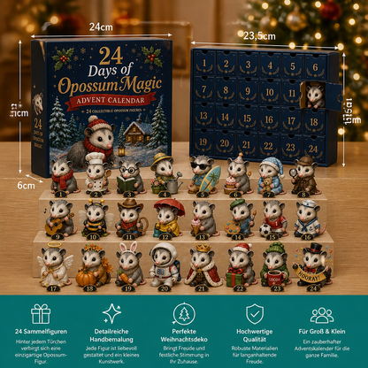 24-Tage-Adventskalender voller Opossum-Magie