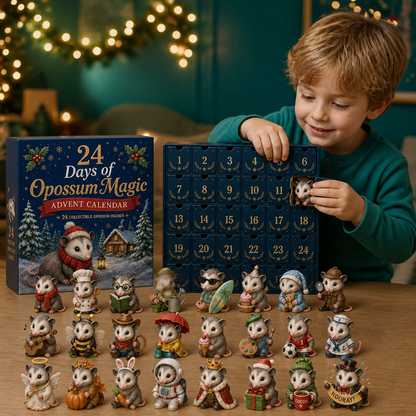 24-Tage-Adventskalender voller Opossum-Magie