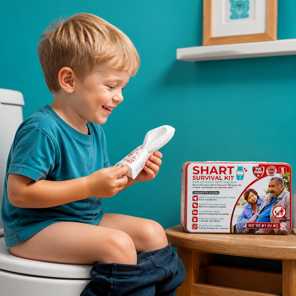 Lustiges „Shart Survival Kit“ – Ultimatives Scherzgeschenk-Set für peinliche Toilettenmomente