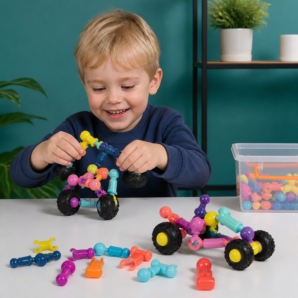 Pädagogisches DIY-Bauset mit beweglichen Gelenken