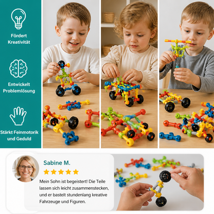 Pädagogisches DIY-Bauset mit beweglichen Gelenken