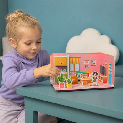 3D-DIY-Spielzimmer-Bauset – Pädagogisches Puzzle- & Bastelset