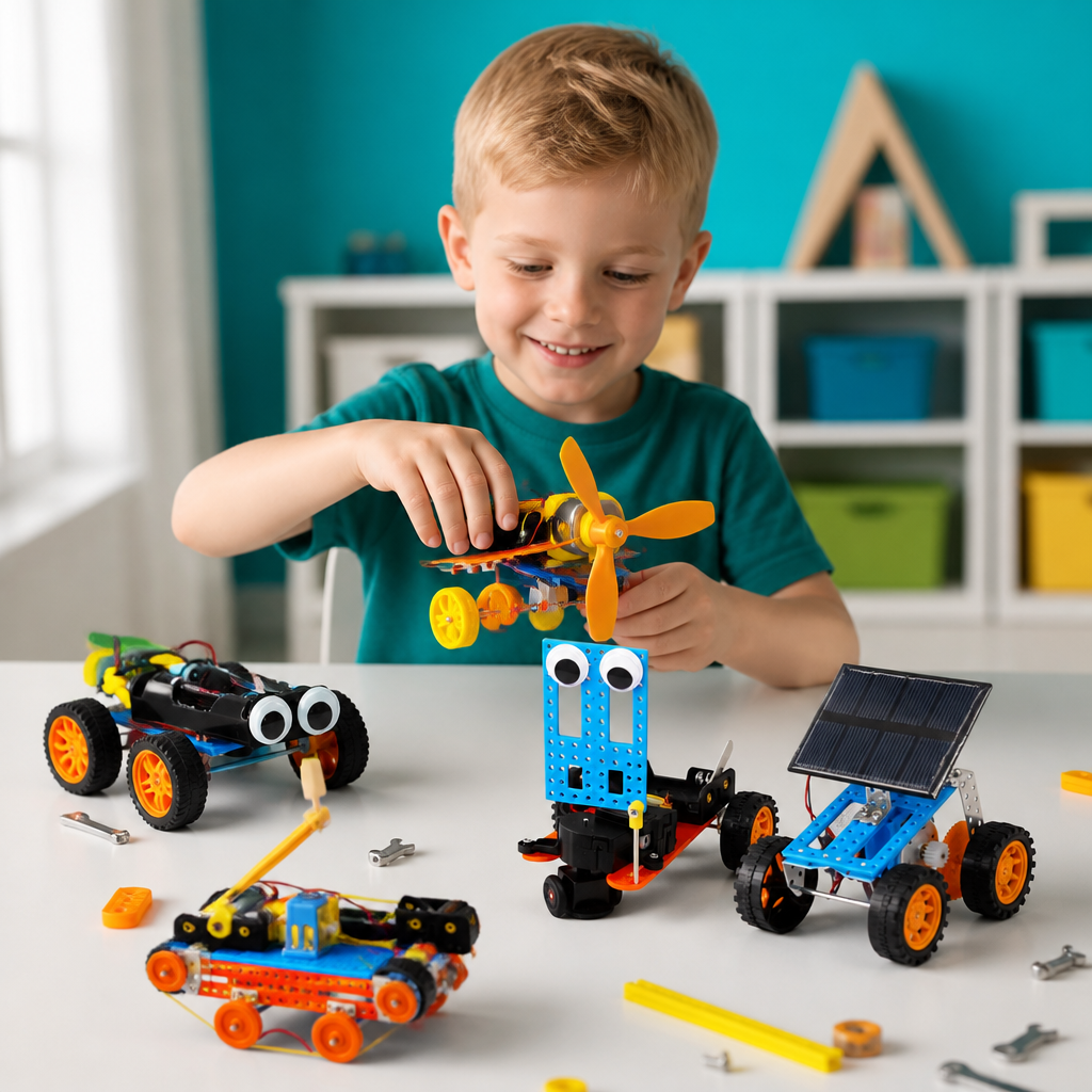 5-in-1 DIY-MINT-Fahrzeug-Bauset für Kinder
