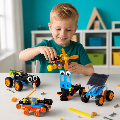 5-in-1 DIY-MINT-Fahrzeug-Bauset für Kinder