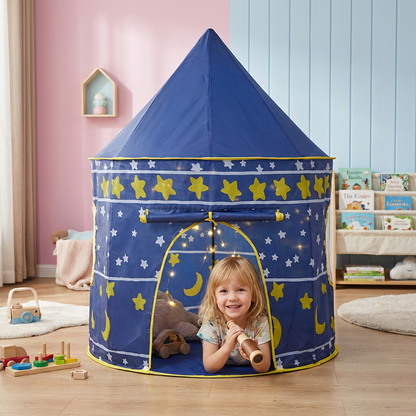 Outdoor & Indoor Sternenhimmel Kinder-Spielzelt – Magisches Schloss für kleine Abenteurer