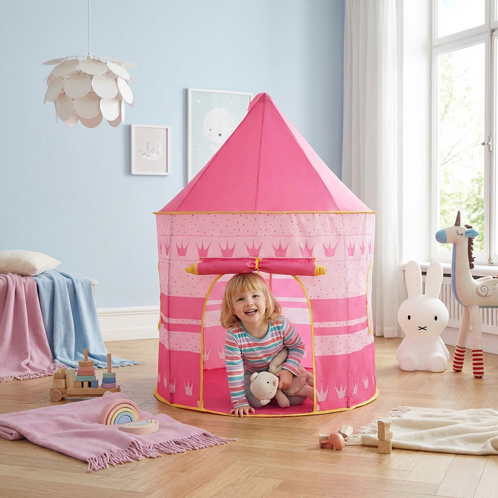 Outdoor & Indoor Sternenhimmel Kinder-Spielzelt – Magisches Schloss für kleine Abenteurer