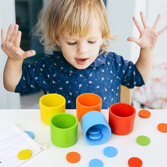 Montessori Stapelbecher Spielzeug