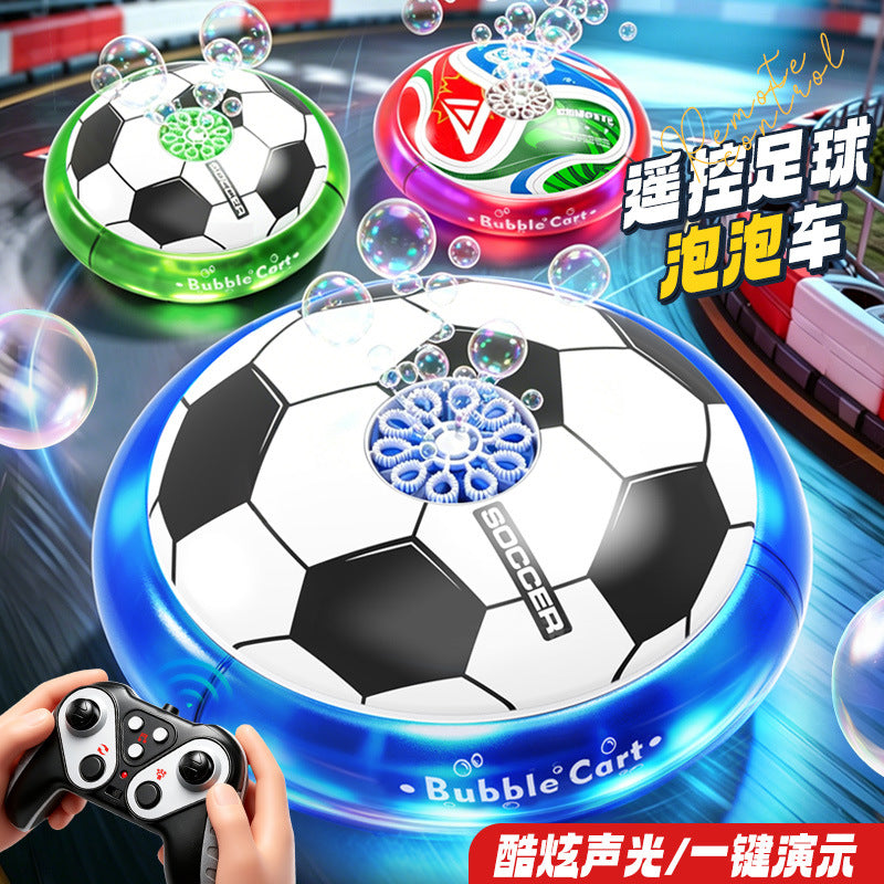 Ferngesteuerter Fußball-Seifenblasenball mit Licht & Musik