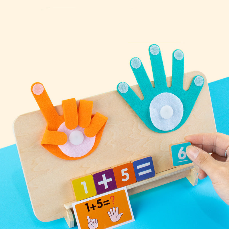 Montessori Mathe Finger Lernspiel