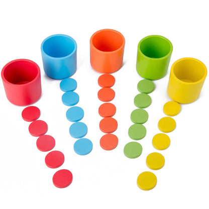 Montessori Stapelbecher Spielzeug