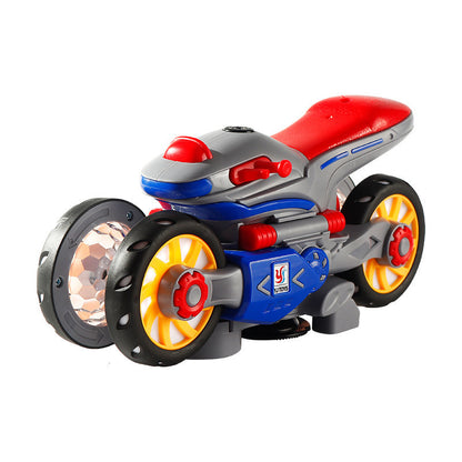 Leuchtendes und Tanzendes Musik Motorrad