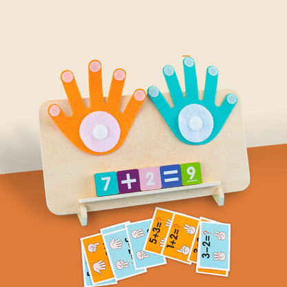 Montessori Mathe Finger Lernspiel