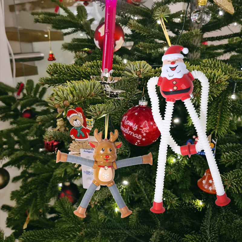 Weihnachtliche Sensorische Saugnapf Baby Spielzeug Figuren
