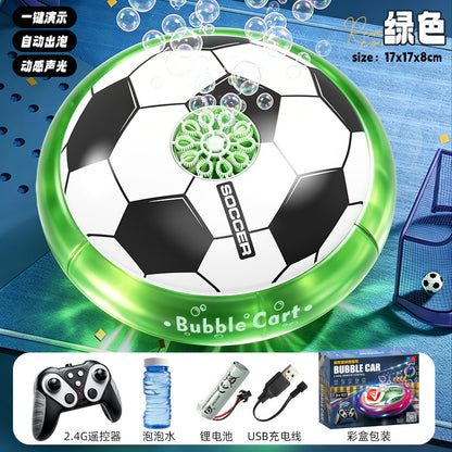 Ferngesteuerter Fußball-Seifenblasenball mit Licht & Musik
