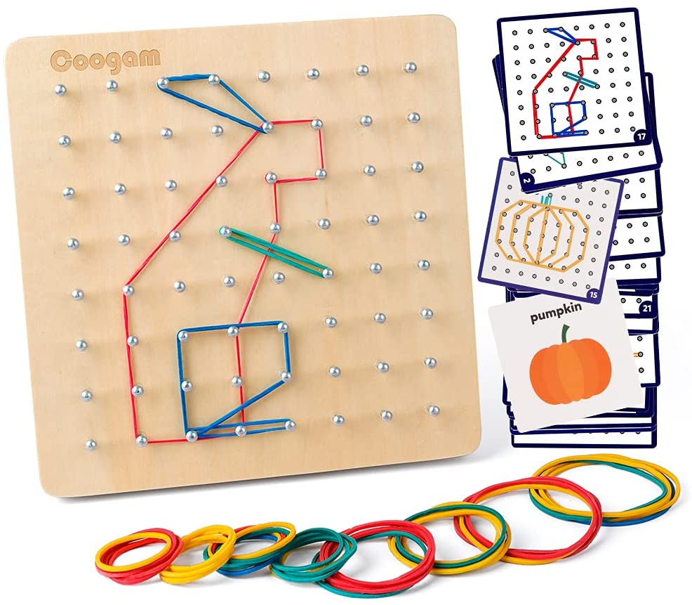 Entdecke Die Muster – Geometrische Stecktafel