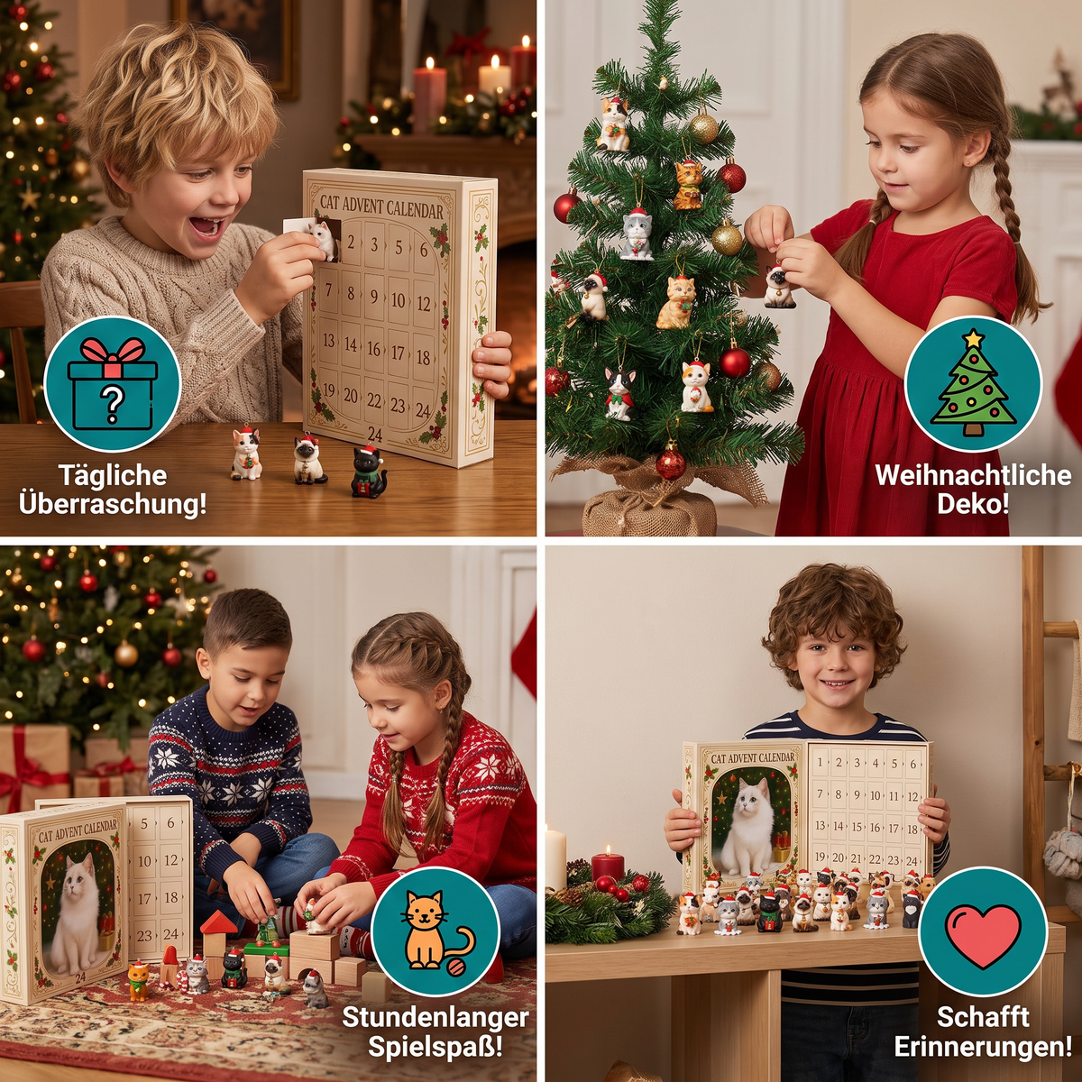 24-Tage Katzen Adventskalender