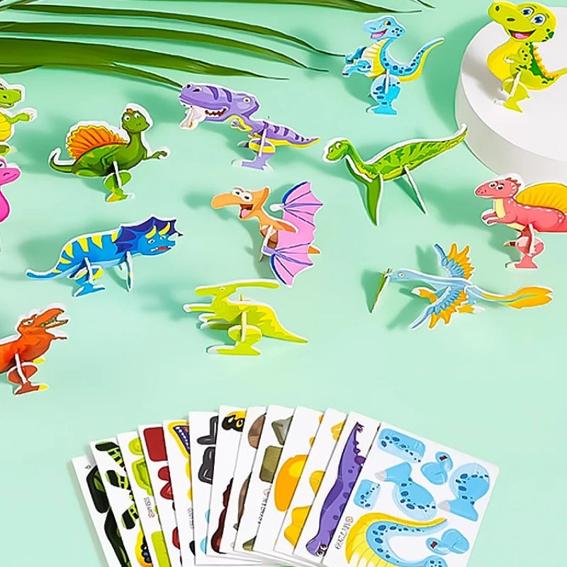 3D Cartoon Puzzle Set für Kinder