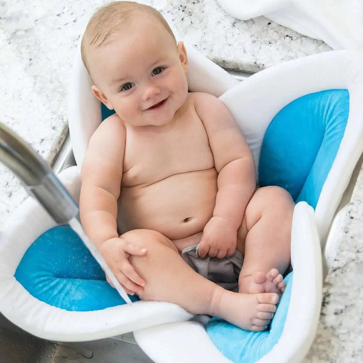 Baby Badematte in Blumenform – Rutschfeste Baby Badmatte