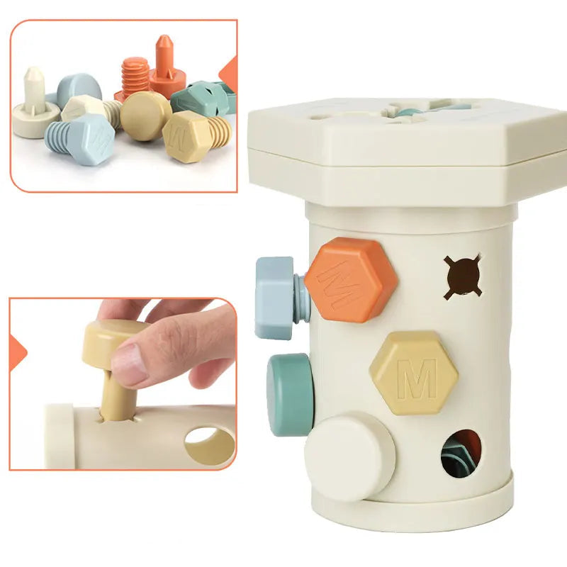 Montessori Schrauben Spielset