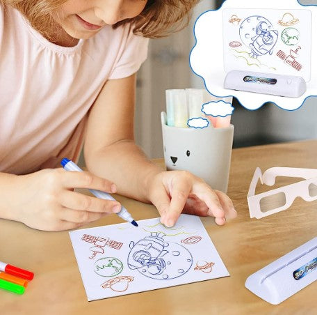 Strahlende Kreativität - Leuchtende 3D-Zeichenplatte
