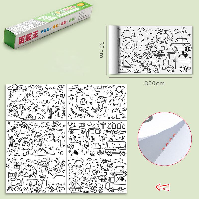 Lassen Sie Die Fantasie Ihrer Kinder Fliegen! - XXL- Malpapier