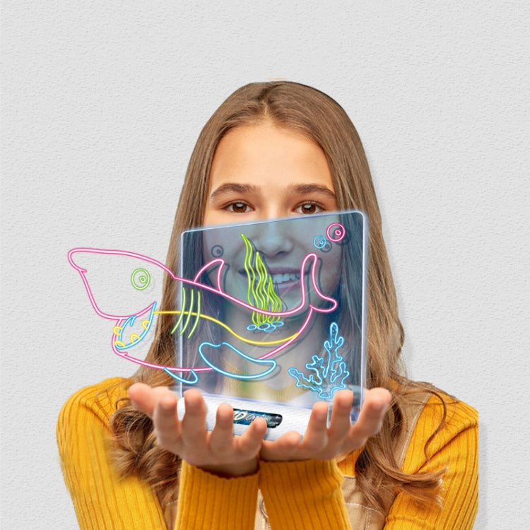 Strahlende Kreativität - Leuchtende 3D-Zeichenplatte
