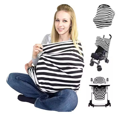 Multifunktionales Stilltuch & Kinderwagenbezug – Sichtschutz für Mamas und Babys