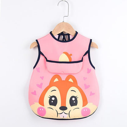 Baby-Schürze mit Taschen für Malen und Essen