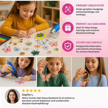 DIY-Schrumpfkunst-Set für Schlüsselanhänger & Charms für Kinder