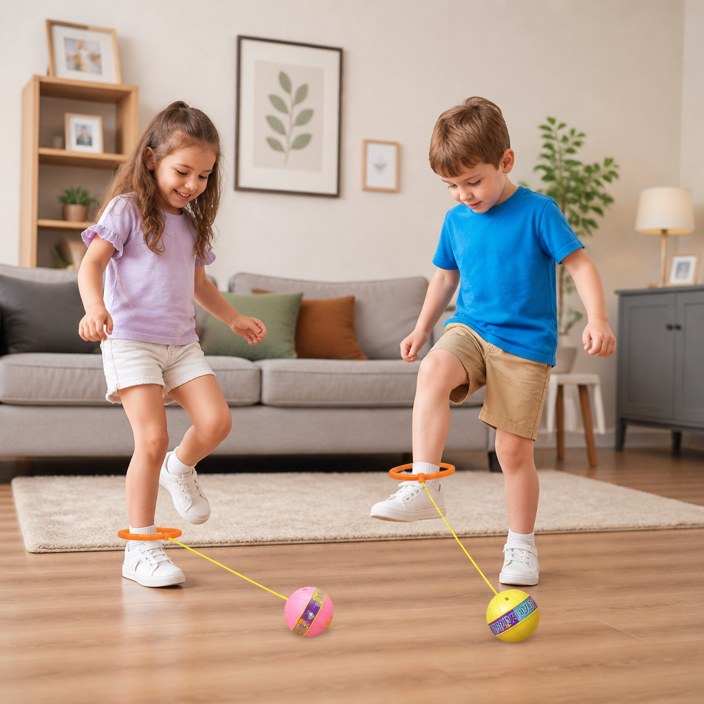 Interaktives Skip-Ball-Knöchelspielzeug für Kinder