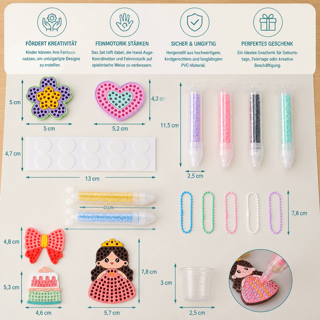 DIY-Perlenkunst-Stiftset – Tiermotive gestalten & dekorieren