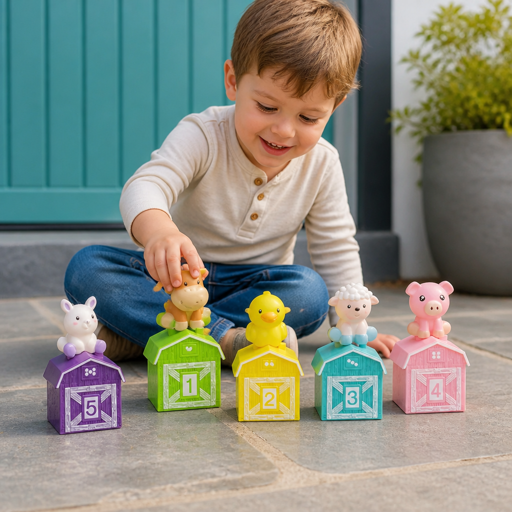 Montessori Farben & Zahlen Farm