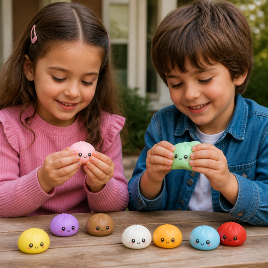 Dumpling-Squishy-Adventskalender mit geheimnisvollen Fidget-Überraschungen