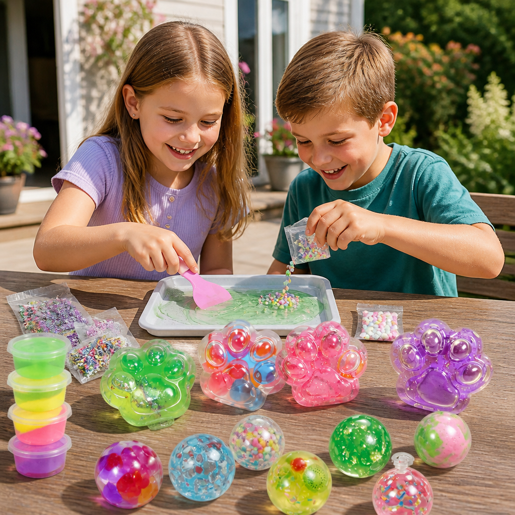 DIY-Anti-Stressball-Bastelset für Kinder – Eigene Squishy-Sensorikbälle herstellen