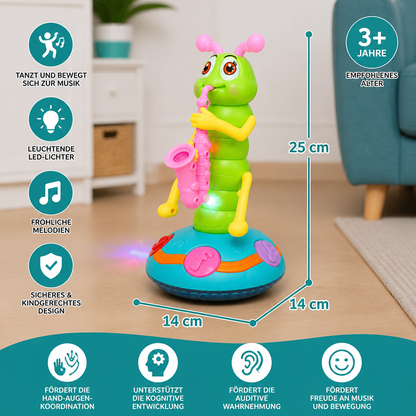 Tanzende Saxophon Raupe Kinder Spielzeug
