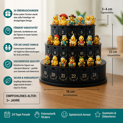 24-Tage-Adventskalender mit magischen Enten & sammelbaren Mini-Figuren