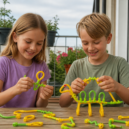 DIY Twisty Sticks – Kreatives 3D-Bauset & MINT-Konstruktionsspiel