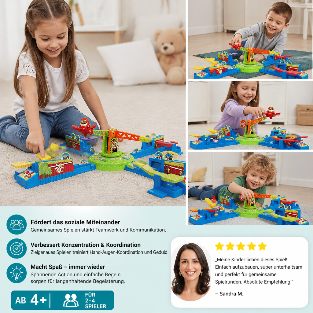 Interaktives Flugzeug-Brettspiel – Spannendes Mehrspieler-Familienspiel