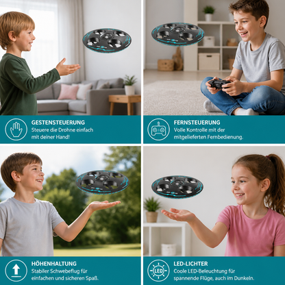 Ferngesteuerte LED-Fliegende-Untertasse-Drohne