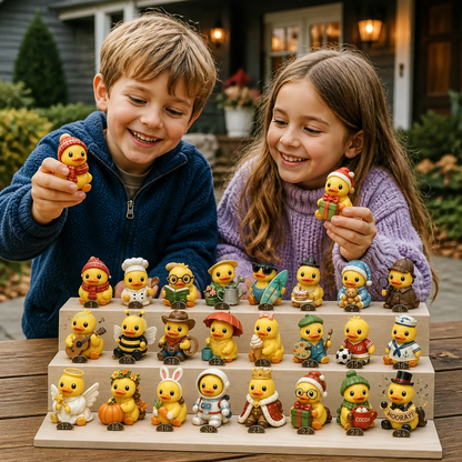 24-Tage-Adventskalender mit magischen Enten & sammelbaren Mini-Figuren