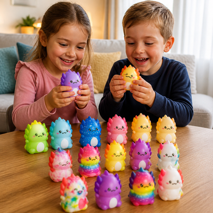 12er-Pack weiche Axolotl-Squishies – Anti-Stress-Spielzeug
