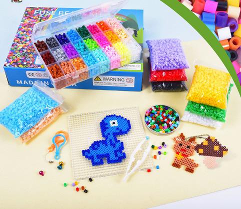 Retro Klassiker – Bügelperlen Set für kreative Bastelprojekte